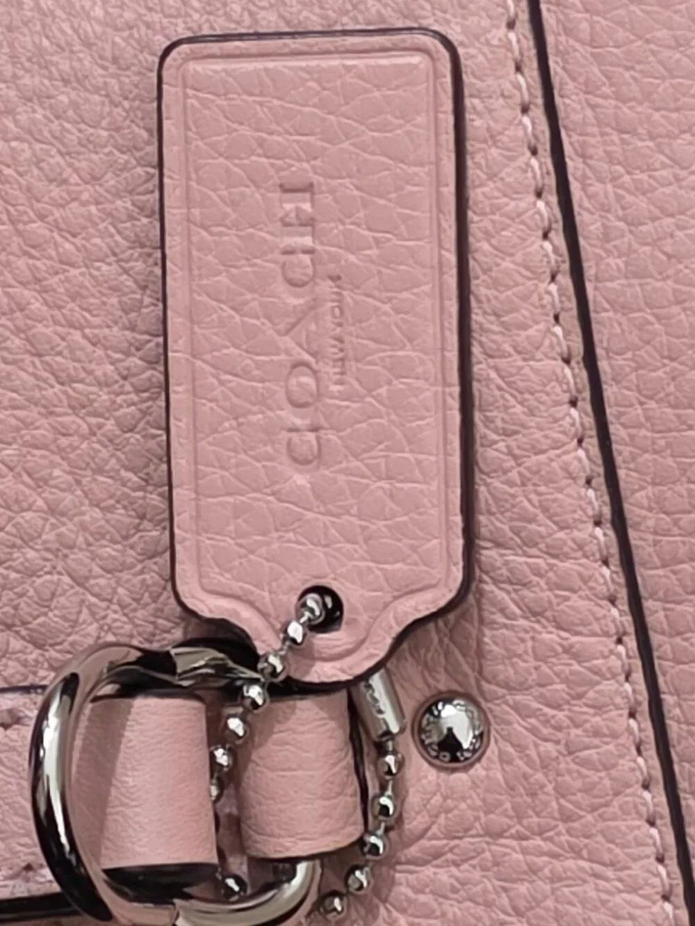 Coach Andi Light Pink Leather Convertible Mini Backpack